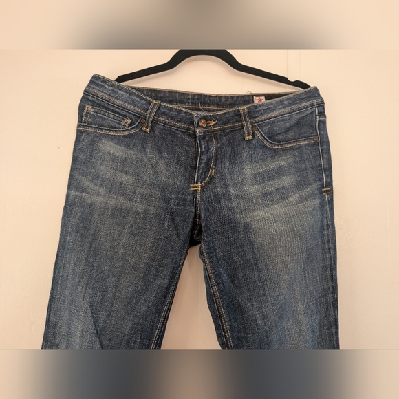 🛍️4 For $15🛍️People's Liberation Blue Straight Leg Jeans - Picture 3 of 10